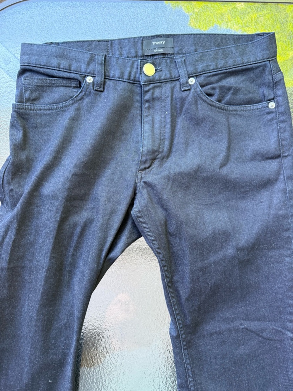 Theory Men's Slim Jeans in black